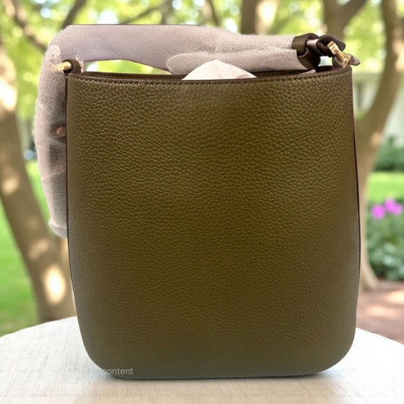 Kate Spade Julia Bucket Bag  Seaweed Green Pebbled Leather NWT UPC 19602155462 - Picture 11 of 11